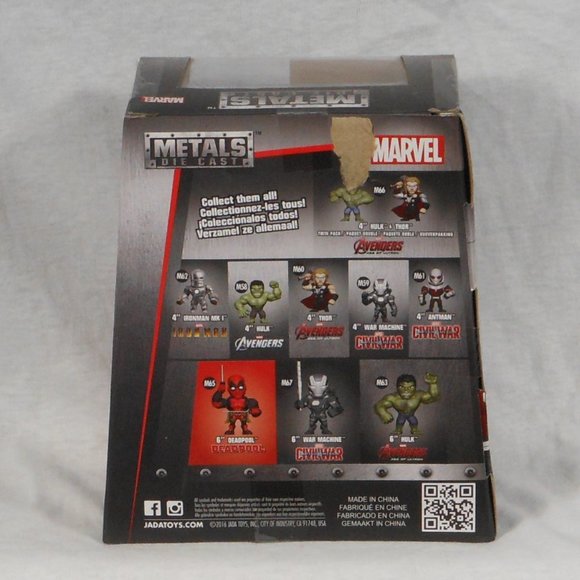 Jada METALS Die Cast ANTMAN 4" M61 Marvel Captain America Civil War Ant-Man - Picture 3 of 3